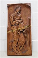 Wooden Carving 13x27.5H