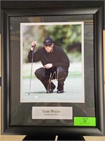 Tiger Woods Upper Deck "Signed" Framed 8x10