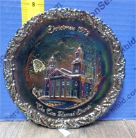 Fenton Collectors Plate