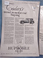 Assortment of Automobile Paper Advertising