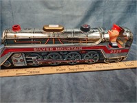 Silver Mountain Battery Operated Tin Litho Train