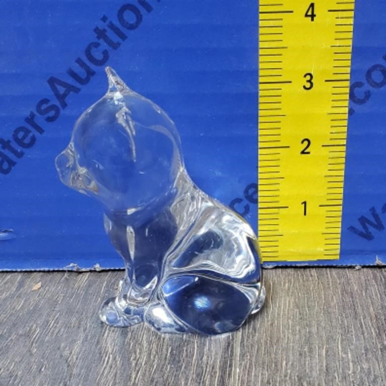 Blown Glass Cat Paper Weight