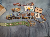Vintage Native Beaded Necklaces & More