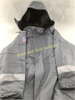 New Steel Grip Grey USA Work Jacket Men's XL