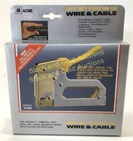 New ACME Heavy Duty Wire & Cable Staple Gun