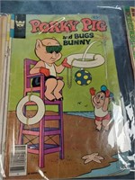 (5) Comics, Porky Pig, Richie Rich, Popeye &