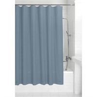 SM3338  Mainstays PEVA Shower Curtain Liner, Blue,
