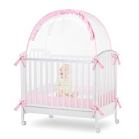 N4107  YAVIL Crib Tent, Pink, Twin Size