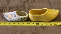 (2) Ceramic Decorative Clogs