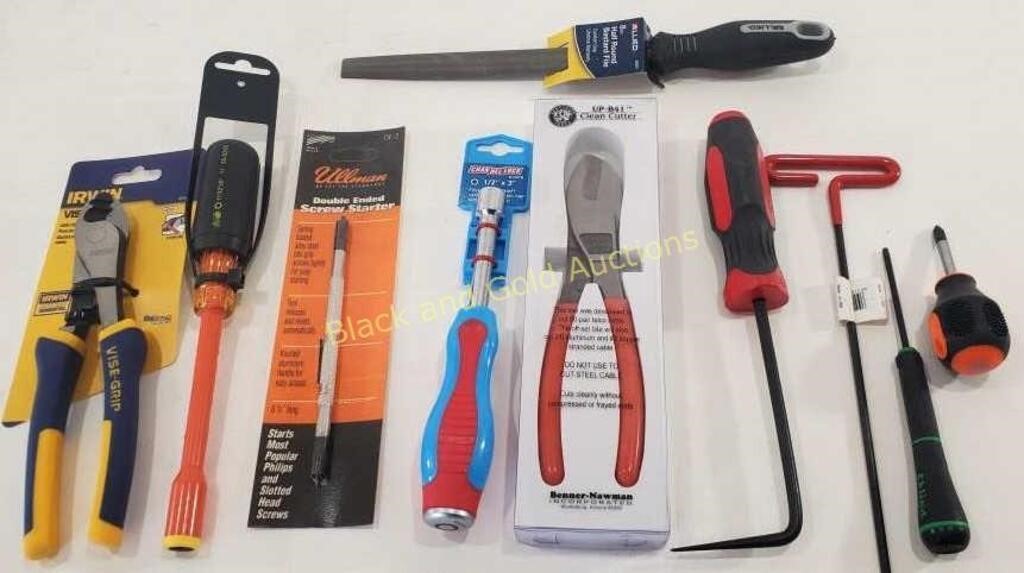 Assortment of Tools: Vise Grip, Cutter, & More