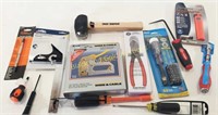 Assorted Tools: Cutter, Staple Gun, & More