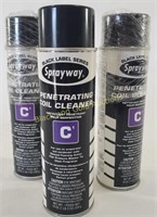 (3) New Penetrating Coil Cleaner Cans