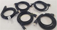 (5) New HDMI Cables