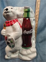 Coca-Cola Polar Bear Cookie Jar, Gibson