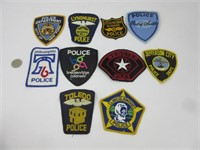 10 badges de Police departement City USA