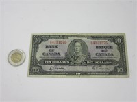 Billet 10$ Canada 1937