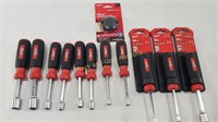 Various Milwaukee Nut Drivers & Tool Tracker