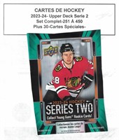 Cartes de hockey 2023-24- Upper Deck série 2-Set