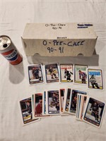 série complète de 528 cartes o-pee-chee 1990-91