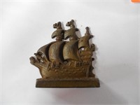 Galleon In The Time Of Elizabeth Book End