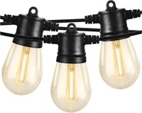 $70 96FT Patio String Lights With 32 LED Bulbs