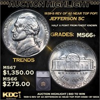 ***Auction Highlight*** 1939-s Rev of 40 Jefferson