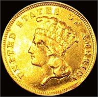 1882 $3 Gold Piece