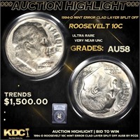 ***Auction Highlight*** PCGS 1994-d Roosevelt Dime