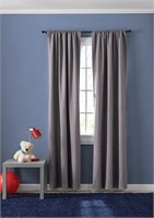 SM3282  Your Zone Chambray Blackout Curtain Set, 3
