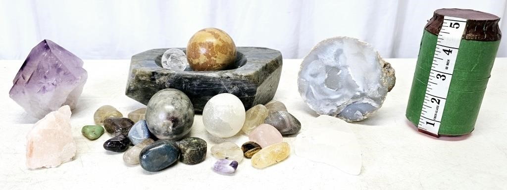 Collection pierres & géodes