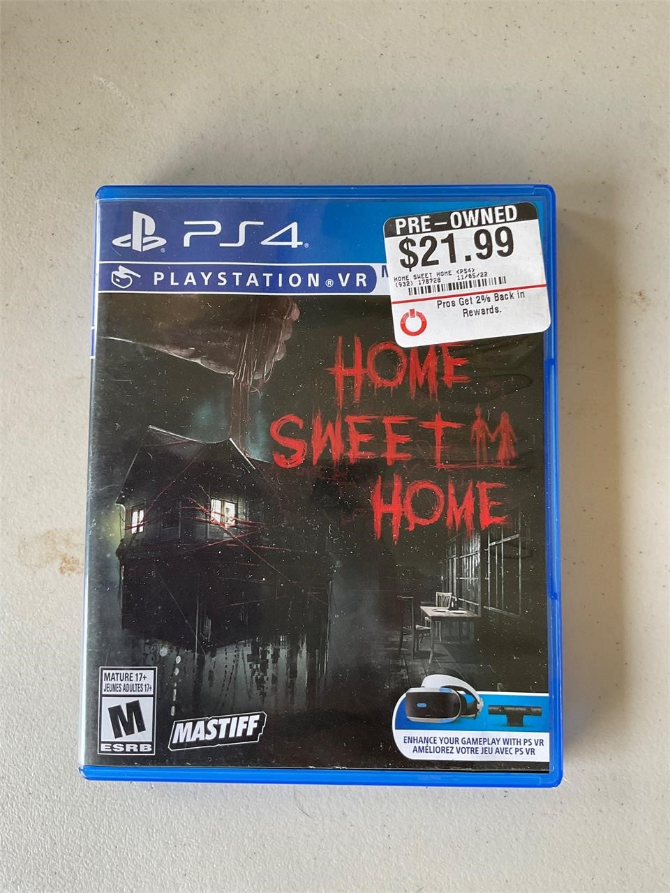 PS4 game home Sweet home