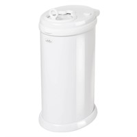 B8518  Ubbi Steel Diaper Pail - White