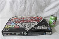 Jeu Monopoly Millionnaire complet, a l’état neuf