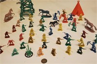 Figurines cowboy & indiens pour collectionneurs.