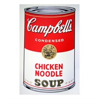 Andy Warhol "Soup Can 11.45 (Chicken Noodle)" Silk