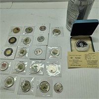 Collection Monnaies 100 FR Argent 998 & monnaies