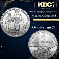1995-d Olympics Paralympics Modern Commem Dollar $