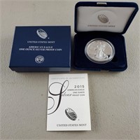 2015 American Eagle Silver One Ounce Proof Coin