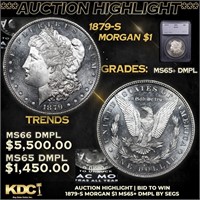 ***Auction Highlight*** 1879-s Morgan Dollar $1 Gr