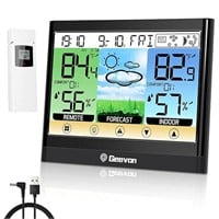 Geevon Weather Stations Wireless Indoor Outdoor