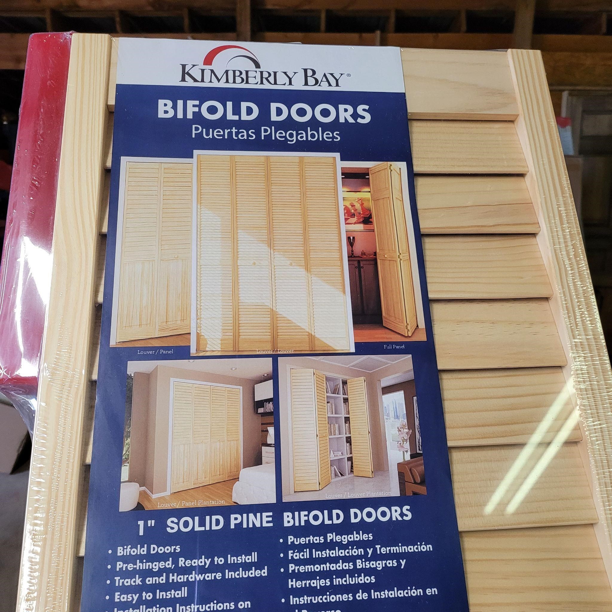 Bi iFold Door   32x80 Pine