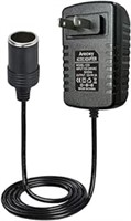 Arecwy 12V 2A 24W Power Supply Adapter with Car