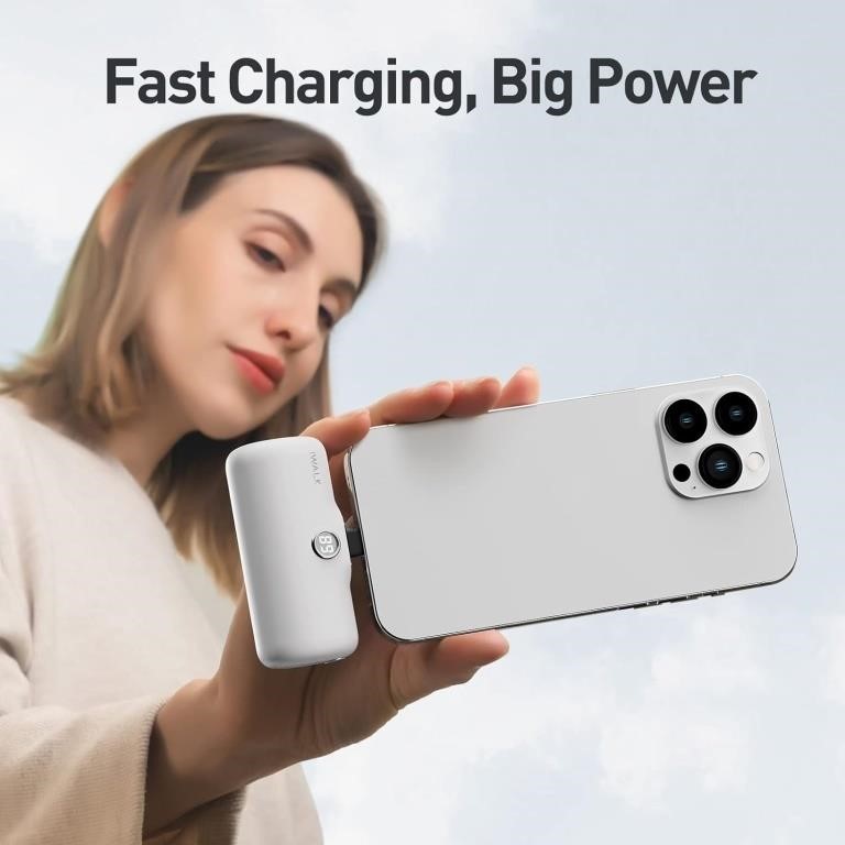 iWALK Portable Charger 4800mAh Power Bank Fast