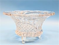Beautiful Lead Crystal Footed Bowl