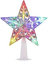 VOLADOR LED Christmas Tree Topper Star Light