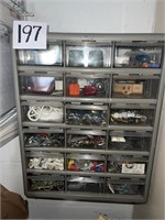 Lot of Parts Organizer w/ Contents
