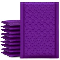UCGOU Bubble Mailers 4x8 Inch Purple 50 Pack Poly