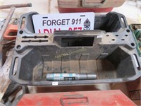 Tool Caddy & 'forget 911' sign