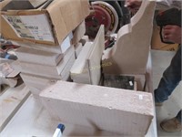 Samples of Lightweight Cement & Rubber Mats