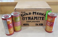 Gold Medal Dynamite Box with Hercules Powder